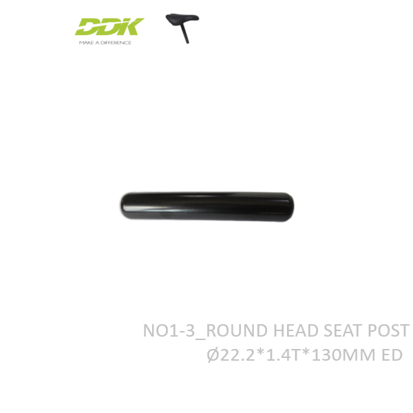NO1-3_ROUND HEAD SEAT POST Ø22.2*1.4T*130MM ED