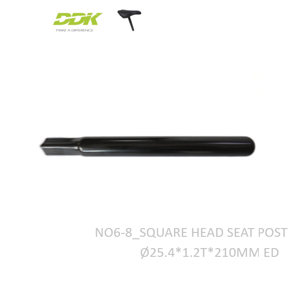 NO6-8_SQUARE HEAD SEAT POST  Ø25.4*1.2T*210MM ED