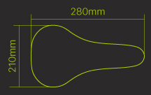 saddle size