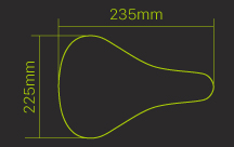 saddle size