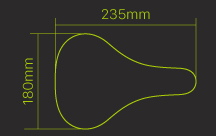 saddle size