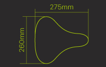 saddle size