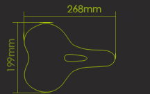 saddle size
