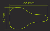 saddle size