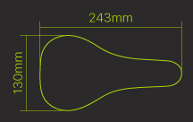 saddle size