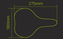 saddle size