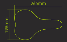 saddle size