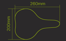 saddle size