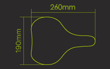 saddle size