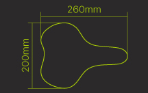 saddle size