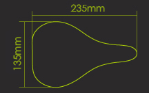 saddle size
