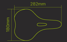saddle size