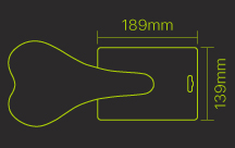 saddle size