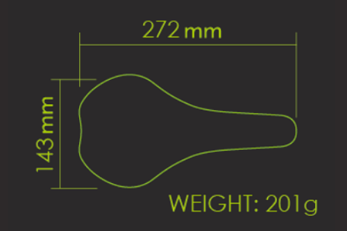 saddle size
