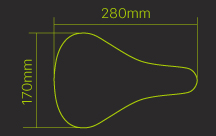 saddle size