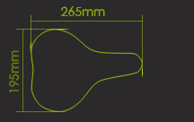saddle size