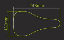 saddle size