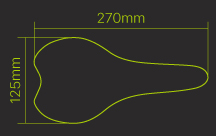 saddle size