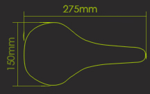 saddle size