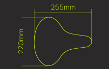 saddle size