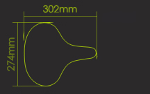 saddle size