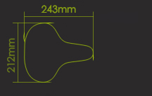 saddle size