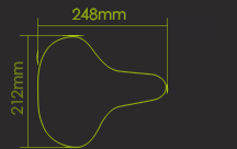 saddle size