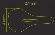 saddle size