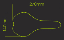 saddle size