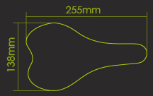 saddle size