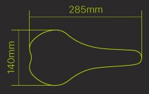 saddle size