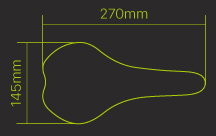 saddle size