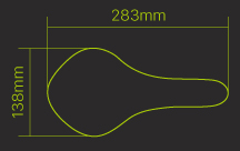 saddle size