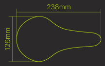 saddle size
