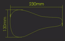 saddle size