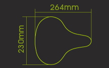 saddle size