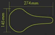 saddle size