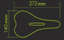 saddle size
