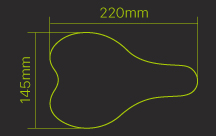 saddle size