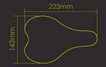 saddle size