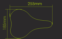 saddle size