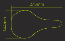 saddle size