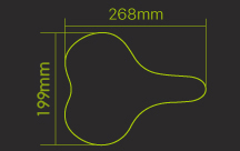 saddle size