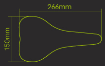 saddle size