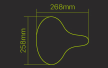 saddle size