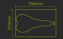 saddle size